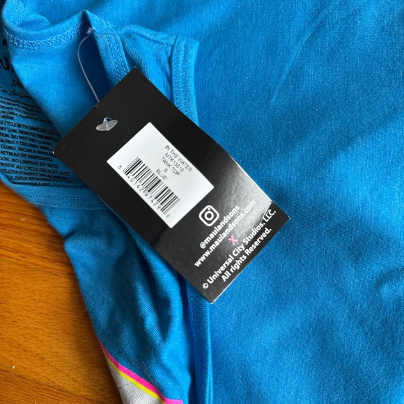 JAWS Tank Top Maui and Sons Mens Blue - Picture 5 of 5